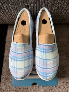 Skechers Women's On The Go Step Lite Blue/Multi Slip-On Sneakers New